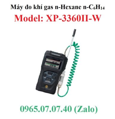 Máy thiết bị đo dò khí độc n-Hexane n-C6H14 n-Hexan theo ppm và %LEL XP-3360II-W Cosmos