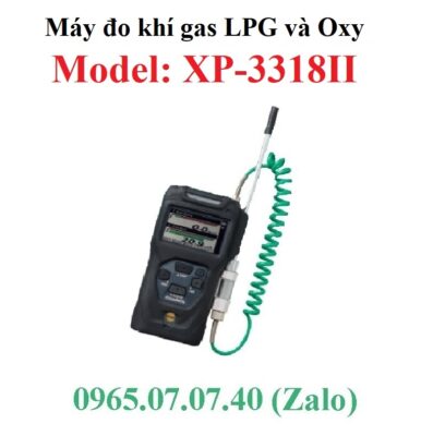 Máy thiết bị đo dò khí gas LPG cháy nổ và Oxy O2 XP-3318II Cosmos