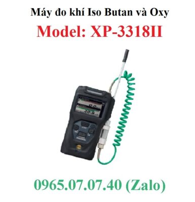 Máy thiết bị đo dò khí gas i-C4H10 Isobuthane iso butan và Oxy O2 XP-3318II Cosmos