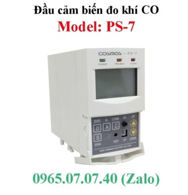 Đầu cảm biến đo khí độc Carbon monoxide CO PS-7 Cosmos máy đo khí CO hỏng