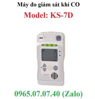 Hướng dẫn zero máy đo khí CO KS-7D Cosmos