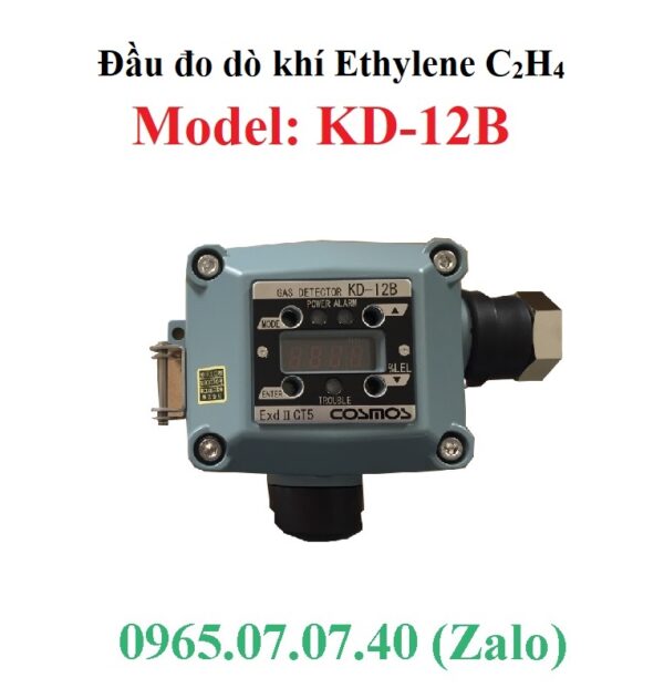 Đầu đo dò phát hiện rò rỉ khí độc Ethylene C2H4 KD-12B Cosmos