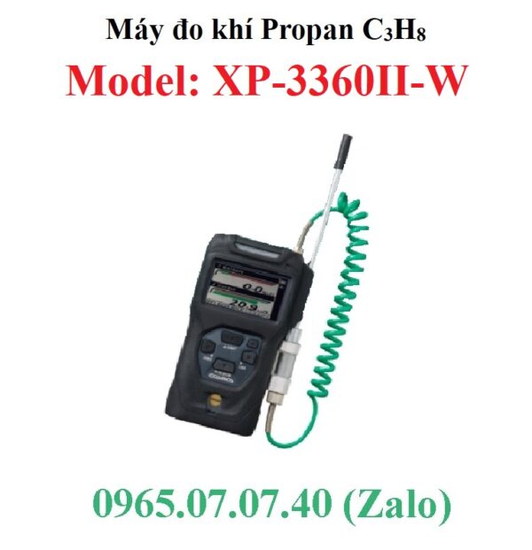 Máy thiết bị đo dò khí gas Propane C3H8 Propan theo ppm và %LEL XP-3360II-W Cosmos