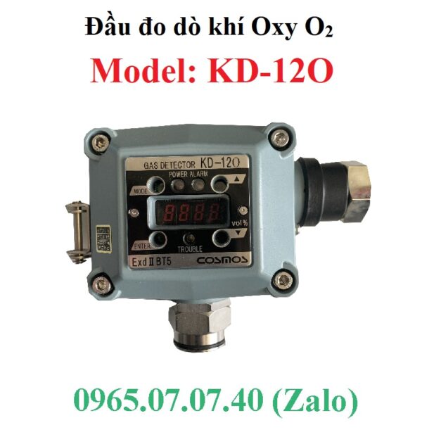 Đầu cảm biến đo dò khí Oxy O2 KD-12O Cosmos