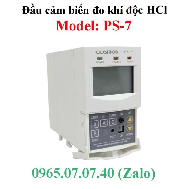 Đầu đo khí độc Hydrogen Chloride HCl Ps-7 Cosmos