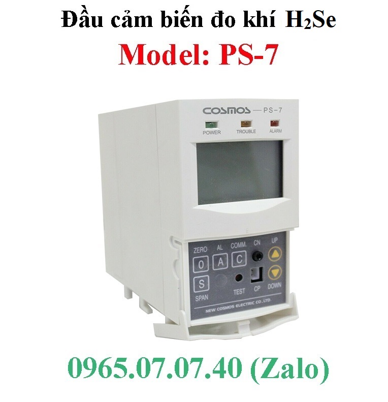 Đầu đo khí độc Hydrogen Selenide H2Se PS-7 1 Đầu đo khí độc Hydrogen Selenide H2Se PS-7 Cosmos