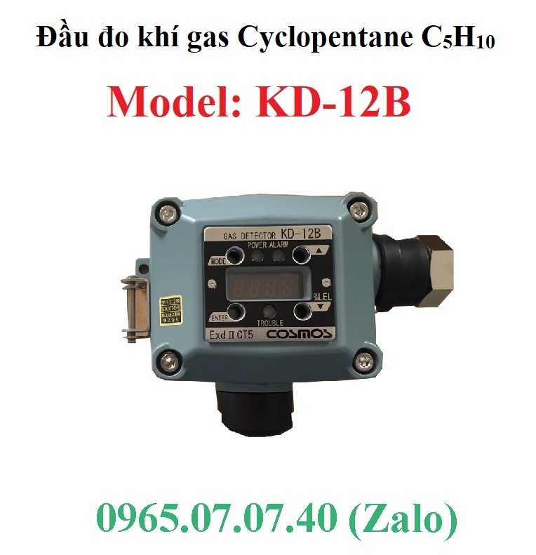 Đầu đo dò khí gas C5H10 KD-12B 1 Đầu đo dò khí gas C5H10 KD-12B Cosmos