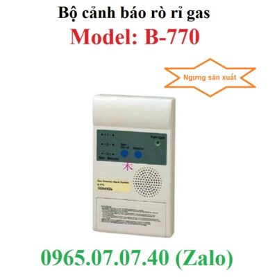 Thiết bị cảnh báo rò khí gas B-770 Cosmos (Ngưng sản xuất)