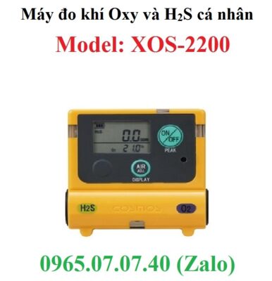 Máy đo khí Oxy và H2S XOS-2200 Cosmos 