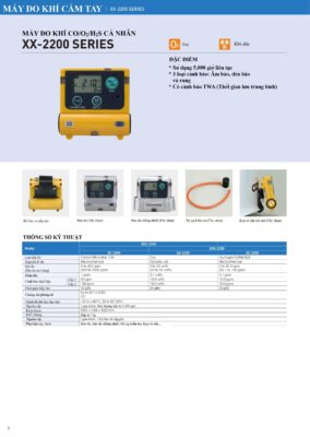 Tùy chọn cho máy đo khí cầm tay XX-2200 Series