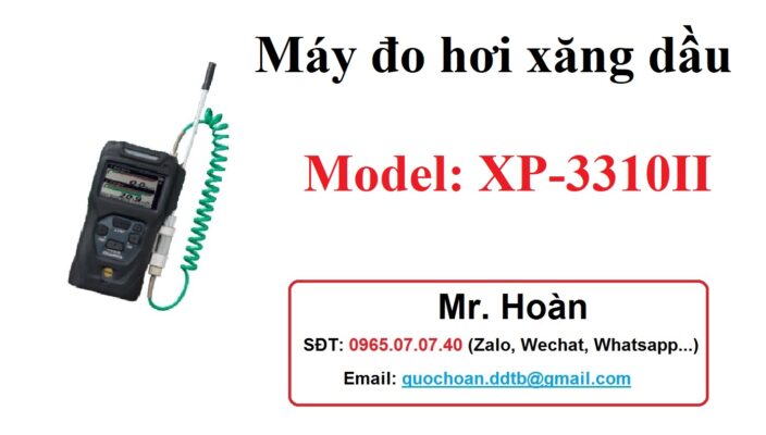 Test thử máy đo khí hơi xăng dầu XP-3310II Cosmos