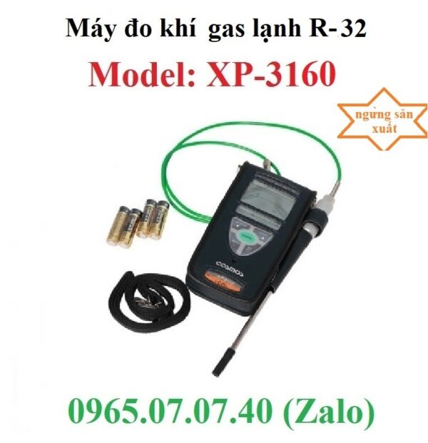 Máy đo khí gas lạnh R-32 XP-3160 Cosmos