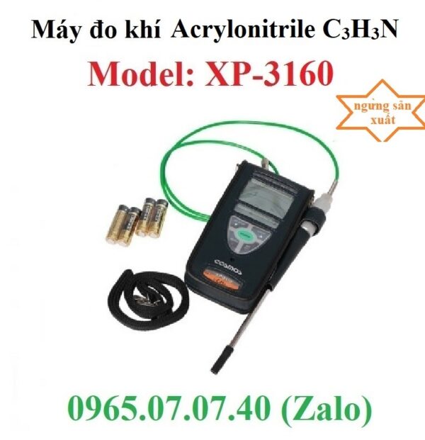 Máy đo khí độc Carbon Monoxide CO nồng độ cao XP-3160 Cosmos