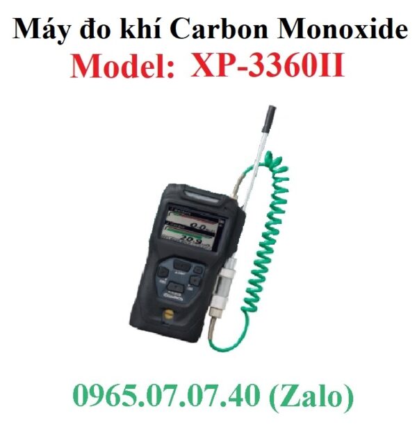 Máy thiết bị đo dò khí độc CO Carbon Monoxide theo ppm XP-3360II Cosmos