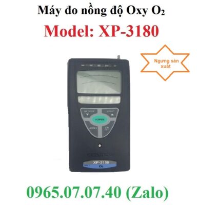 Hướng dẫn zero máy đo khí Oxy O2 XP-3180