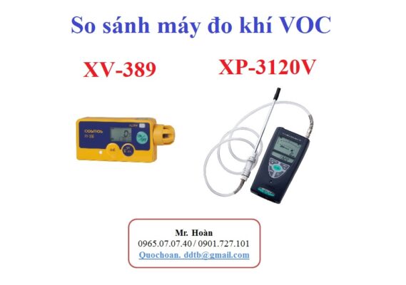 So sánh máy đo khí VOC XP-3120-V và XV-389 Cosmos