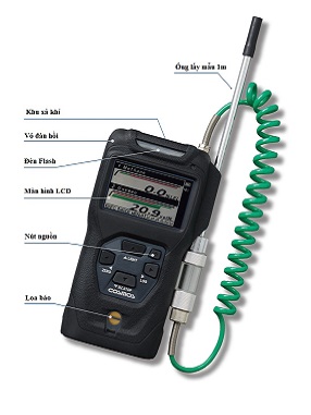 Sửa chữa máy đo khí Oxygen O2 XP-3380II Cosmos