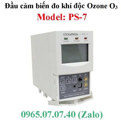 Hướng dẫn Zero đầu đo khí PS-7 O3 Cosmos