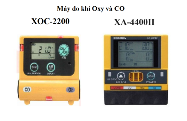 Máy đo khí O2 CO XOC-2200 XA-4400II