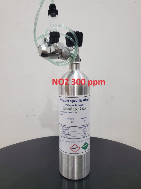 Bình khí hiệu chuẩn NO2 nồng độ 300 ppm