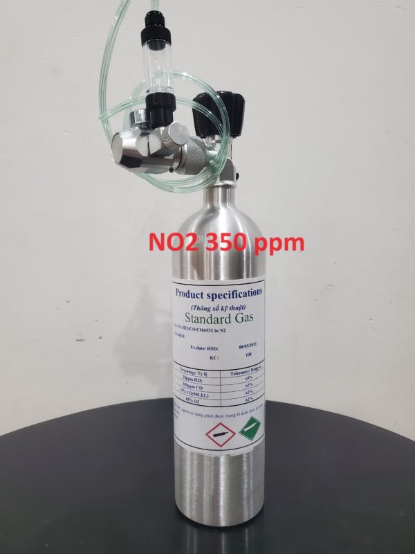 Bình khí hiệu chuẩn NO2 nồng độ 350 ppm