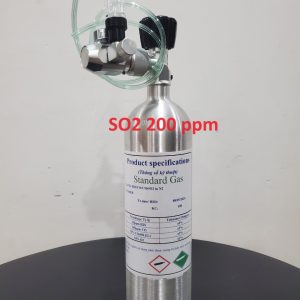 Bình khí hiệu chuẩn SO2 nồng độ 200 ppm