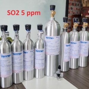 Bình khí hiệu chuẩn SO2 nồng độ 5 ppm