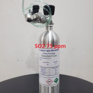 Bình khí hiệu chuẩn SO2 nồng độ 75 ppm