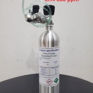 Chai khí hiệu chuẩn CH4 nồng độ 600 ppm