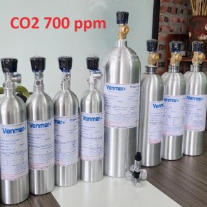 Bình khí hiệu chuẩn CO2 nồng độ 700 ppm