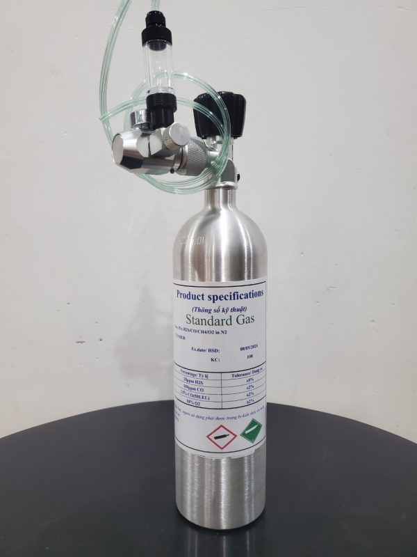 Bình khí hiệu chuẩn CO nồng độ 10 ppm