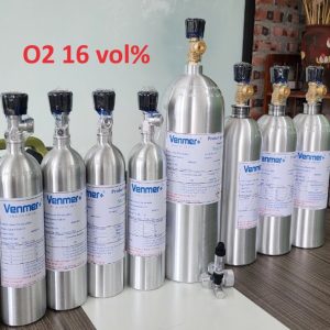 Bình khí hiệu chuẩn O2 nồng độ 16 vol%