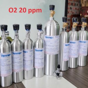 Bình khí hiệu chuẩn O2 nồng độ 20 ppm