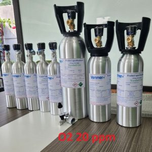 Bình khí hiệu chuẩn O2 nồng độ 20 ppm