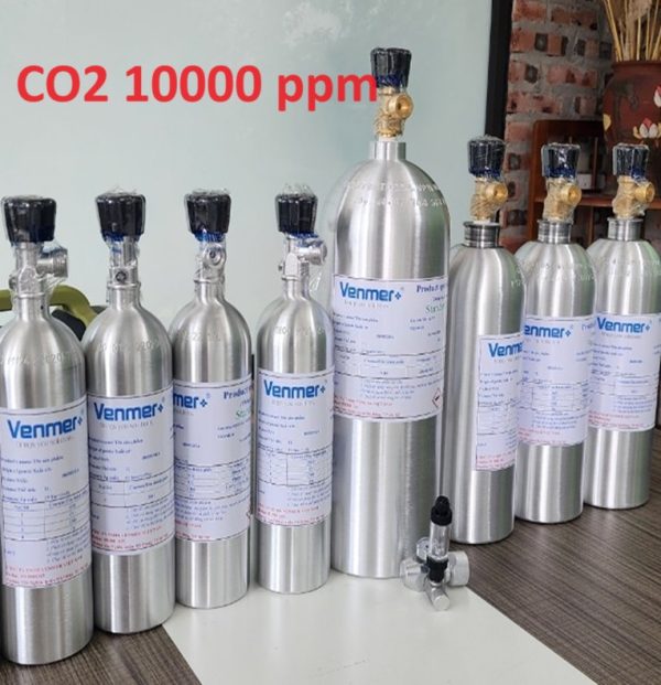 Bình khí hiệu chuẩn CO2 nồng độ 10000 ppm