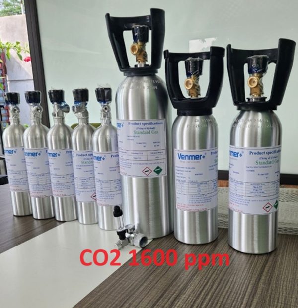 Bình khí hiệu chuẩn CO2 nồng độ 1600 ppm