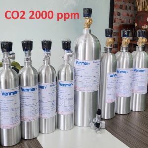 Bình khí hiệu chuẩn CO2 nồng độ 2000 ppm