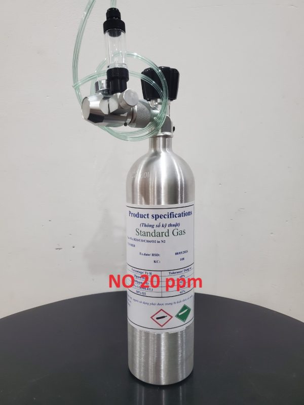 Bình khí trộn hiệu chuẩn NO nồng độ 20 ppm