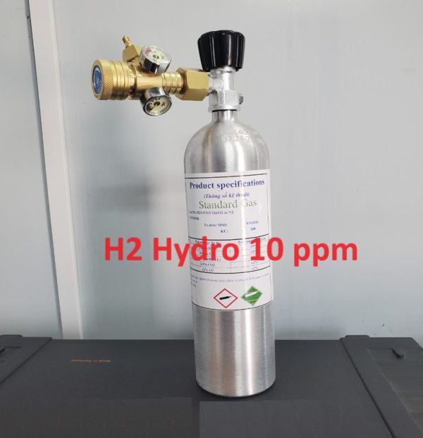 Bình trộn khí hiệu chuẩn H2 10 ppm