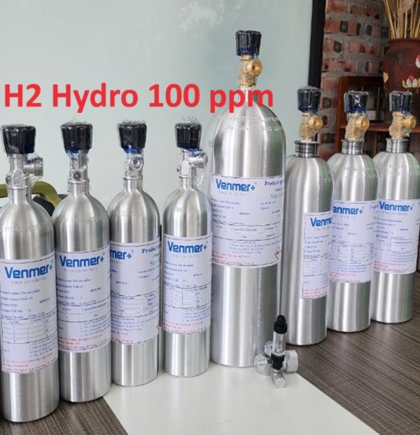 Bình trộn khí hiệu chuẩn H2 100 ppm