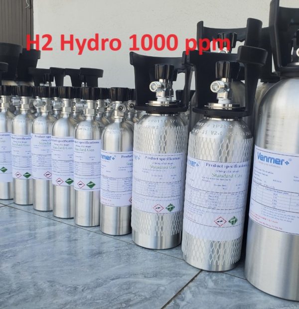 Bình trộn khí hiệu chuẩn H2 1000 ppm