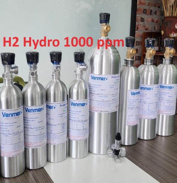 Bình trộn khí hiệu chuẩn H2 1000 ppm