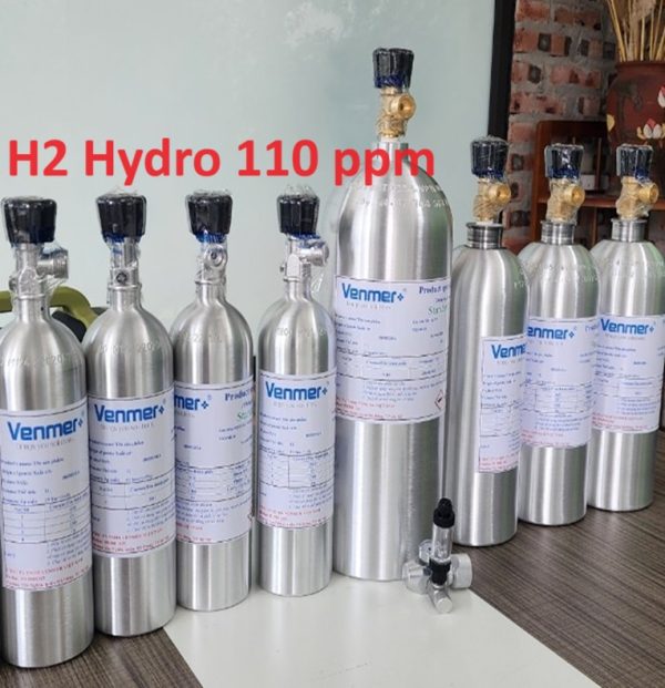 Bình trộn khí hiệu chuẩn H2 110 ppm