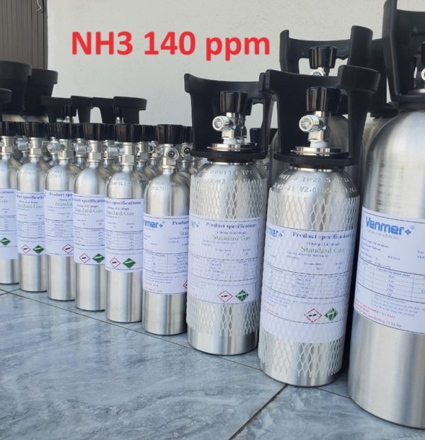 Bình trộn khí hiệu chuẩn NH3 140 ppm