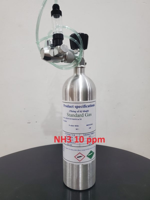 Bình trộn khí hiệu chuẩn NH3 10 ppm