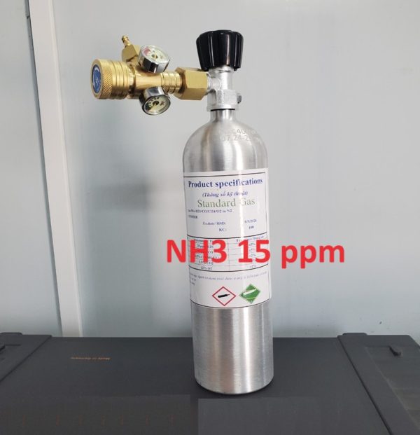 Bình trộn khí hiệu chuẩn NH3 15 ppm