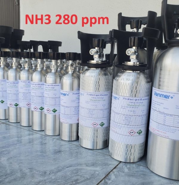 Bình trộn khí hiệu chuẩn NH3 280 ppm