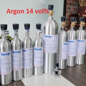 Bình khí hiệu chuẩn Ar Argon 14 vol%