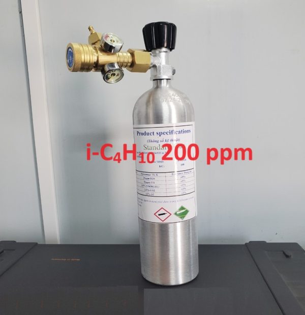 Bình khí trộn hiệu chuẩn Butan 200 ppm