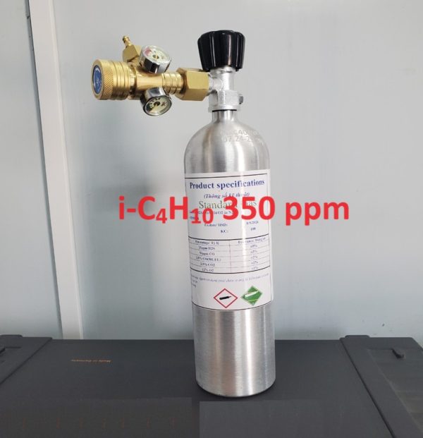 Bình khí trộn hiệu chuẩn Butan 350 ppm